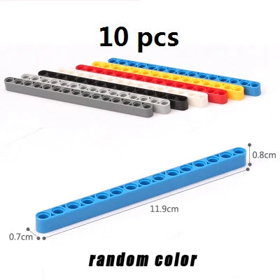 MOC High-tech Beam Thick Series L-shape and Bent Beam DIY Building Blocks Bricks Compatible with Lego  High-tech Educational Toy