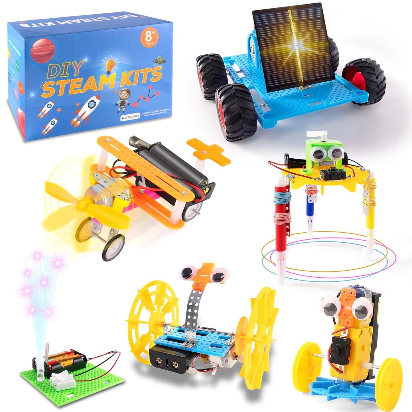 6-in-1 STEM Robotics Science Kit for Kids Ages 6-12