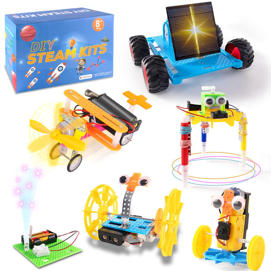 6-in-1 STEM Robotics Science Kit for Kids Ages 6-12